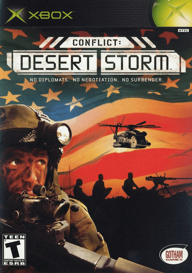Conflict Desert Storm 2 box art for Xbox